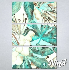 Slike na platnu Slika u tirkiznim bojama Nina351_3 - Img 3