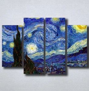 Slike na platnu Starry Night Vincent Van Gogh Nina149_4 - Img 2