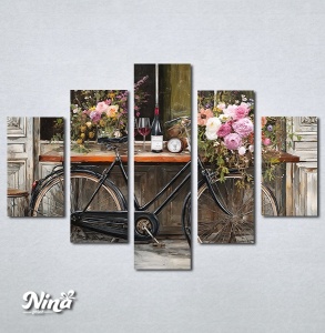 Slike na platnu Vintage kafic Nina669_5