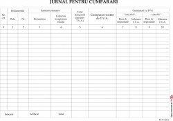 Jurnal cumparari A4