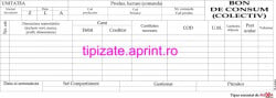 Bon consum autocopiativ 1/2 A4