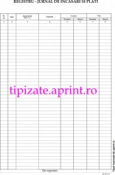 Registru jurnal de Incasari si plati A4 autocopiativ - Img 2