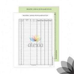 Registru jurnal de Incasari si plati A4 autocopiativ