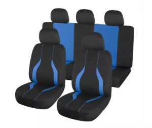 Huse auto universale Bolero albastru cu negru
