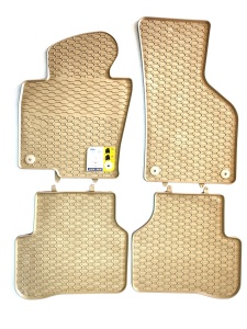 Covorașe cauciuc bej/crem VW Passat B6/B7/CC 2006-2014
