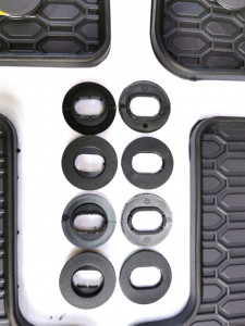 Covorase cauciuc VW Caddy III 2003-2021 - Img 3