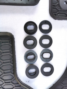 Covorase cauciuc Audi A4 B6 B7 2000-2007 sedan/kombi Seat Exeo 2008-2013 - Img 3