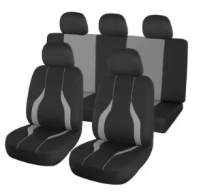 Huse auto universale Bolero gri cu negru