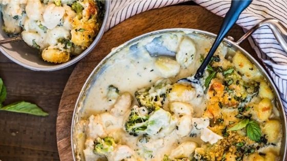 Pui copt cu gnocchi