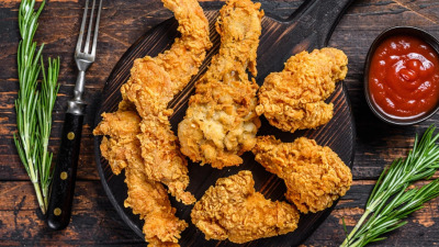 Crispy strips de pui la cuptor