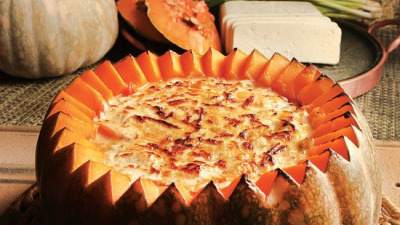 Dovleac cu umplutură de creveți