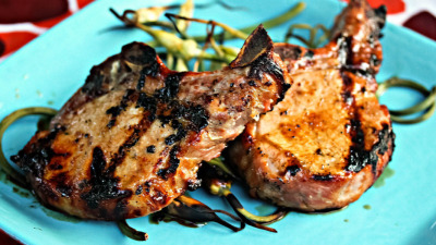 Muschi de porc la gratar