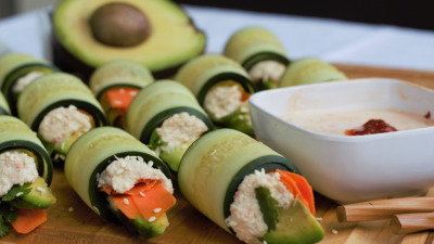 Sushi din castraveti