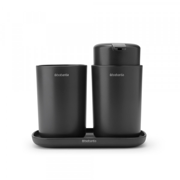 Accesorii baie Brabantia, 3 piese, Gri Inchis 1003491