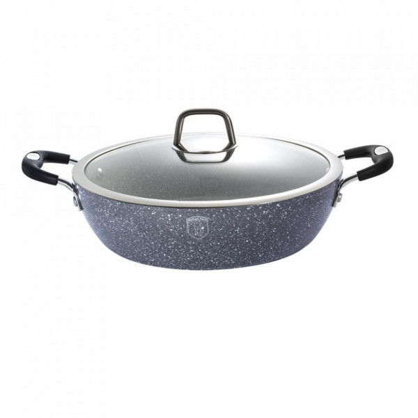 Cratita cu capac 32 cm Gray Stone Touch Line Berlinger Haus BH 1157N