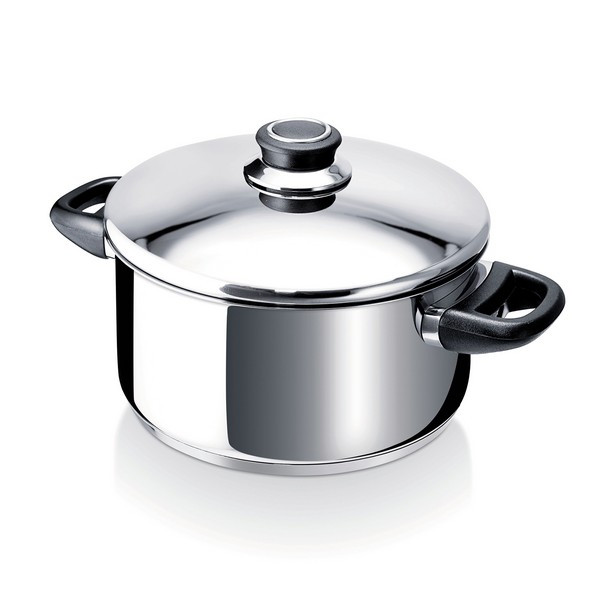 Oală cu capac din oțel inoxidabil Beka Polo 20cm, cu capac 1001057