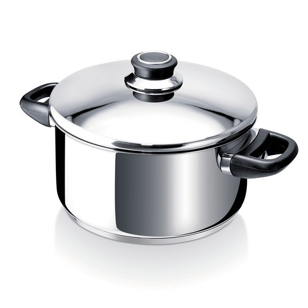 Oală cu capac din oțel inoxidabil Beka Polo 28cm, cu capac 1001059