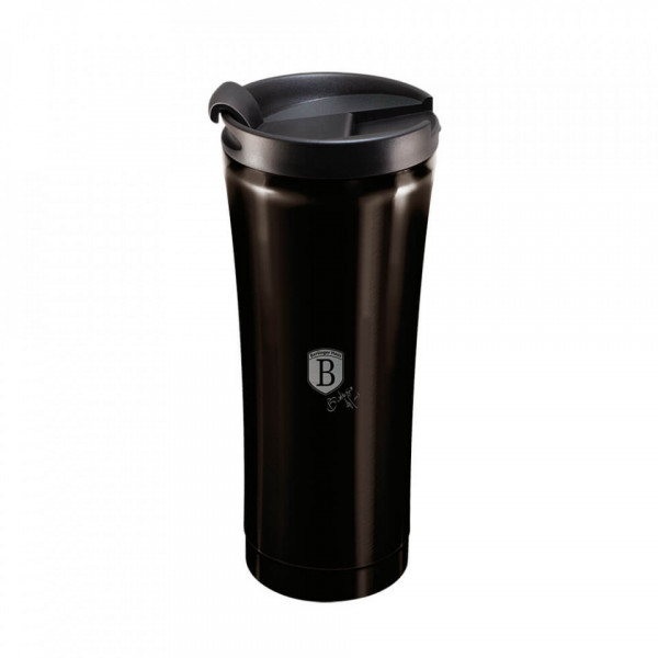 Cana termos pentru cafea Metallic Line Shiny Black Edition BerlingerHaus BH 6821