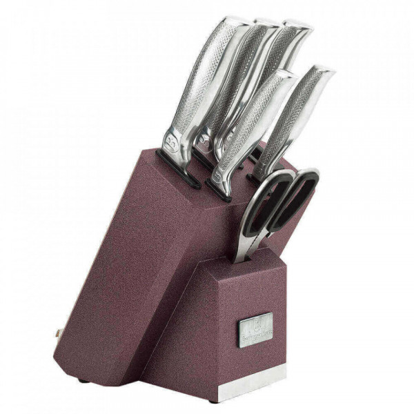 Set cutite otel inoxidabil (8 piese) Royal Purple Kikoza Collection Berlinger Haus BH 2340