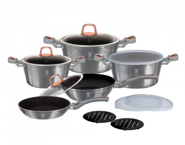 Set oale si tigai (13 piese) Moonlight Collection BerlingerHaus BH 7033