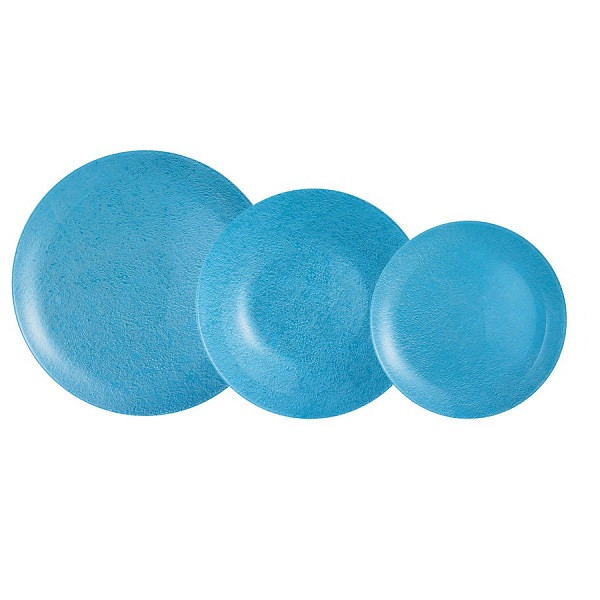 Set vase Masa de sufragerie LUMINARC STONY BLUE 18 buc 646683