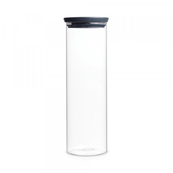 Borcan de sticlă Brabantia stivuibil 1.9L, Gri închis 646873