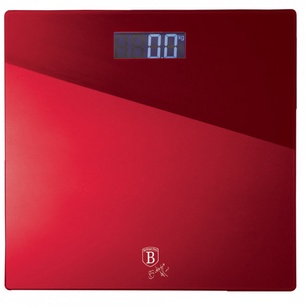 Cantar digital greutate corporala Burgundy Metallic Line BerlingerHaus BH 9351