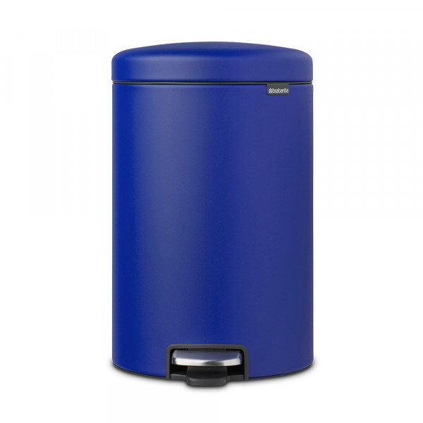 Coș de gunoi cu pedală Brabantia NewIcon 20L, Mineral Powerful Blue 1005538