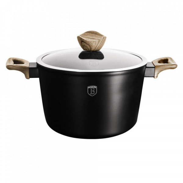 Oala cu capac pentru paste si orez 24 cm Ebony Maple Collection Berlinger Haus BH 1709