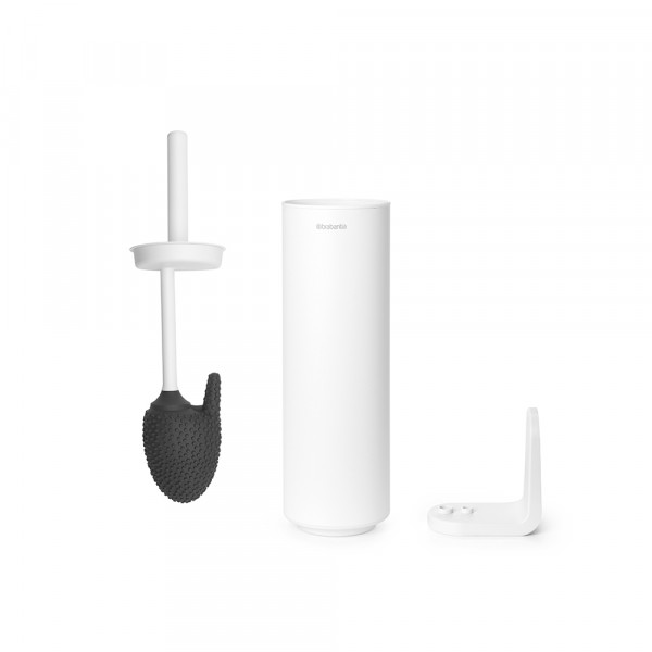 Perie de toaleta cu suport Brabantia MindSet Mineral Fresh White 1005670
