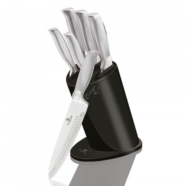 Set cutite otel inoxidabil (6 piese) Black Kikoza Collection Berlinger Haus BH 2264