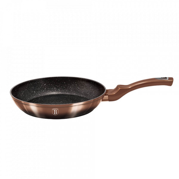 Tigaie 28 cm Black Rose Gold Metallic Line Berlinger Haus BH 1888