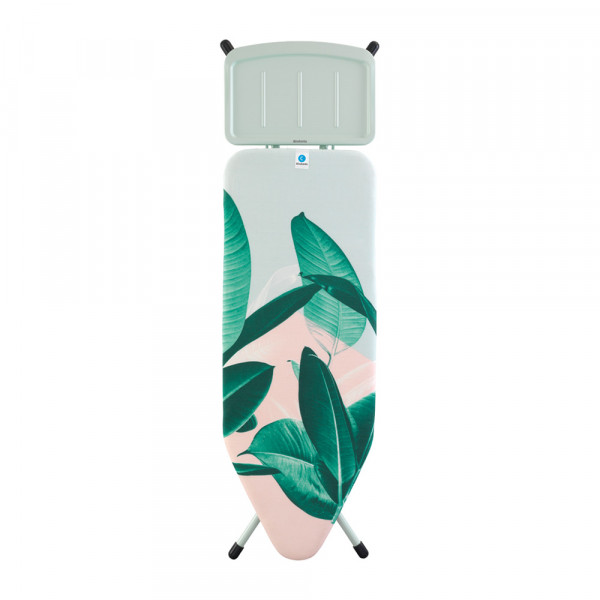 Masa de calcat Brabantia C 124x45cm cu suport pentru generator de abur, Frunze Tropicale 1003369