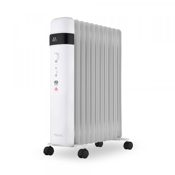 Radiator ulei Homa HF-27DW, 2500W, control digital, Wi-Fi 1007028