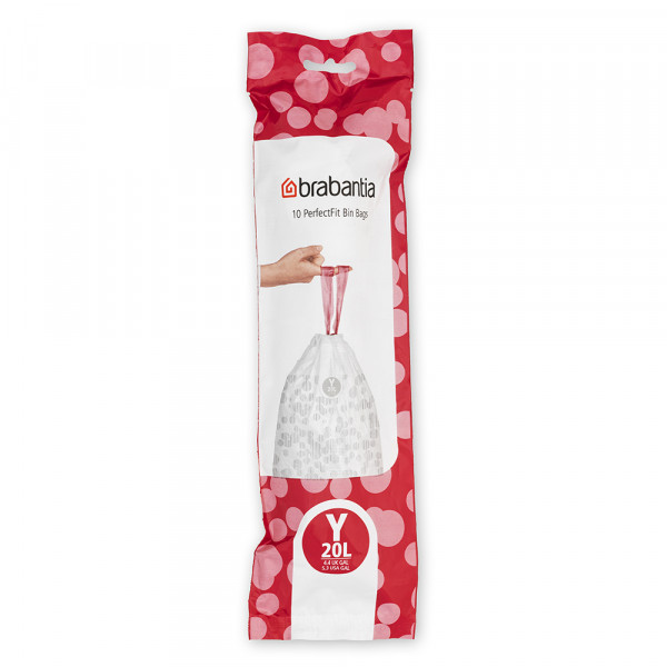 Sac de gunoi Brabantia PerfectFit NewIcon, marimea Y, 20L, 10 bucati, rola 1005584