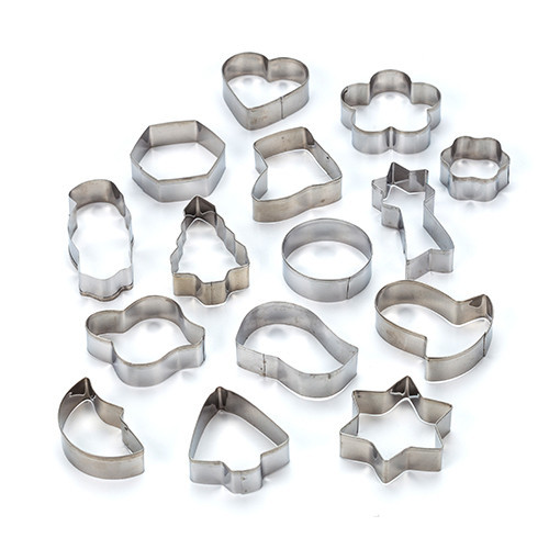 Set 15 forme cutter pentru biscuiti din otel inoxidabil Misty NAVA NV 186 014