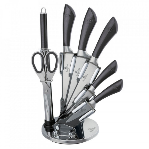 Set cutite (8 piese) Metallic Line Carbon Pro Edition BerlingerHaus BH 2476