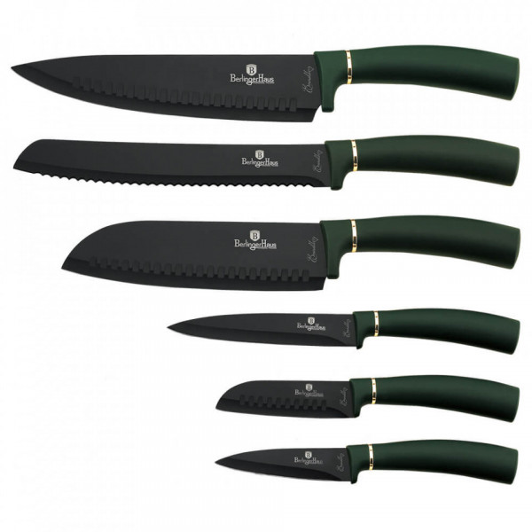 Set cutite otel inoxidabil (6 piese) Emerald Line Collection Berlinger Haus BH 2511
