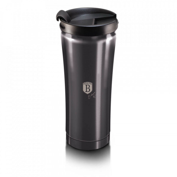 Cana termos pentru cafea Metallic Line Carbon Pro Edition BerlingerHaus BH 6405