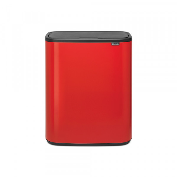 Coș de gunoi Brabantia Bo Touch 2x30L, Roșu Pasiune 1001270