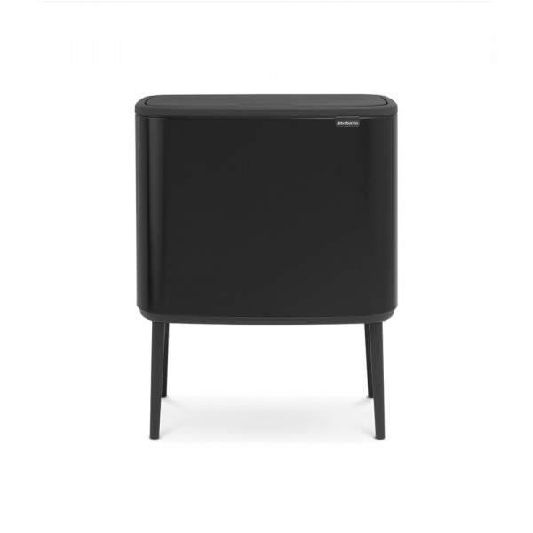 Coș de gunoi Brabantia Bo Touch 36L, negru mat 651106