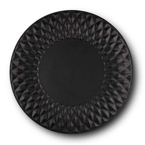 Farfurie intinsa stoneware negru 27 cm Soho classic NAVA 141 120