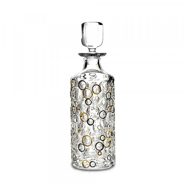 Sticla Bohemia 1845 Lisboa Gold and Black Circles 750ml 1005778
