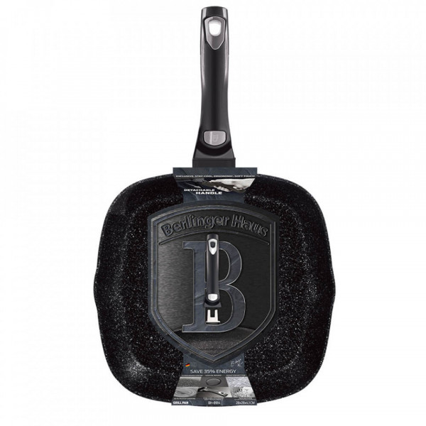 Tigaie grill Metallic Line Carbon Pro Edition BerlingerHaus BH 6914