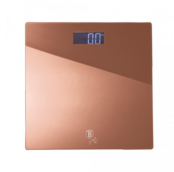 Cantar digital greutate corporala Rose Gold Metallic Line BerlingerHaus BH 9353