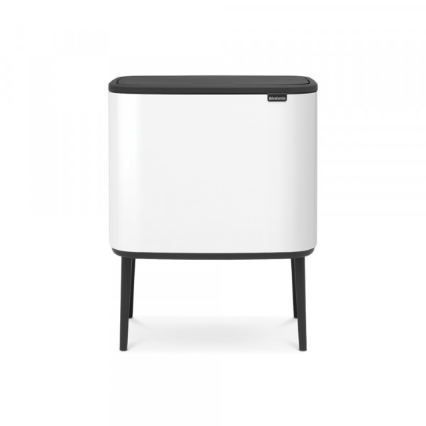 Coș de gunoi Brabantia Bo Touch 11/23L, Alb 651110