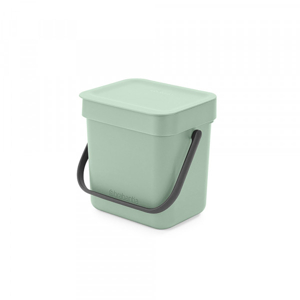 Coș de gunoi Brabantia Sort&Go 3L pentru colectare separată, Jade Green 1005520