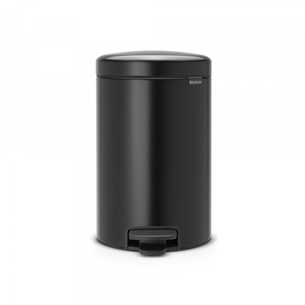 Coș de gunoi cu pedală Brabantia NewIcon 12L, negru mat 649029