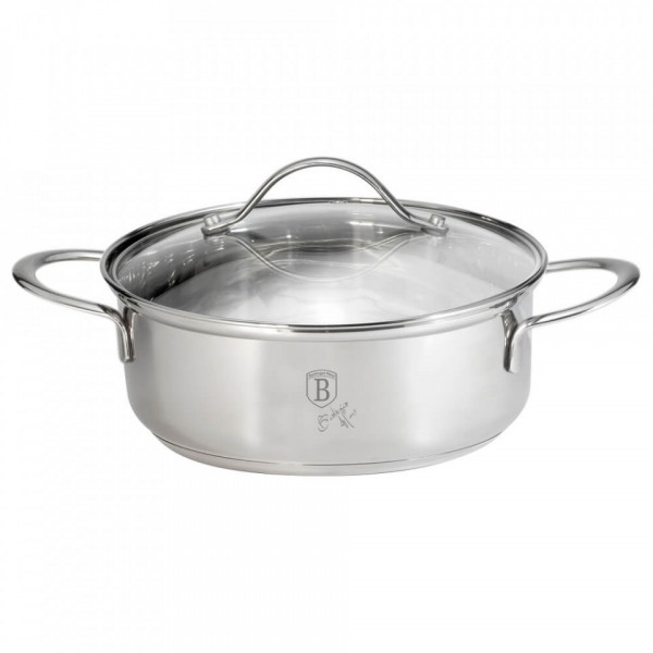 Cratita cu capac otel inoxidabil 20 cm Silver Jewellery Collection Berlinger Haus BH-6278
