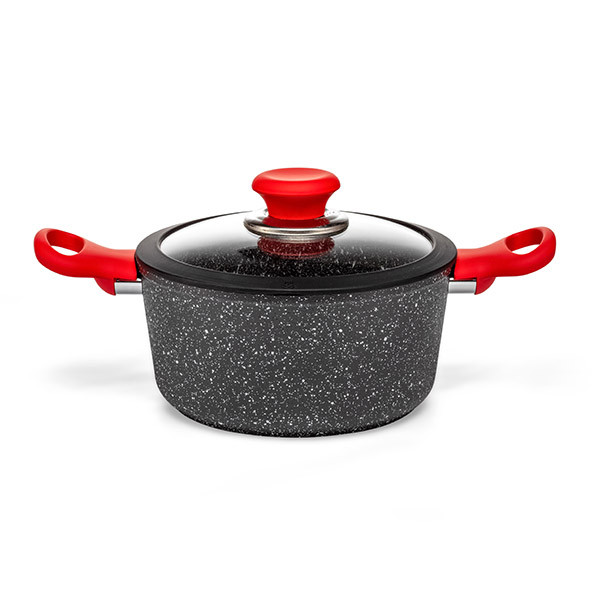 Oala cu capac Luigi Ferrero Atlanta FR-2090M 20x10cm, 2.3L 107314